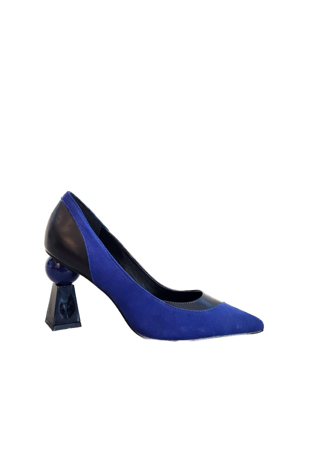 Capelli Rossi Indigo blue leather pump high heel