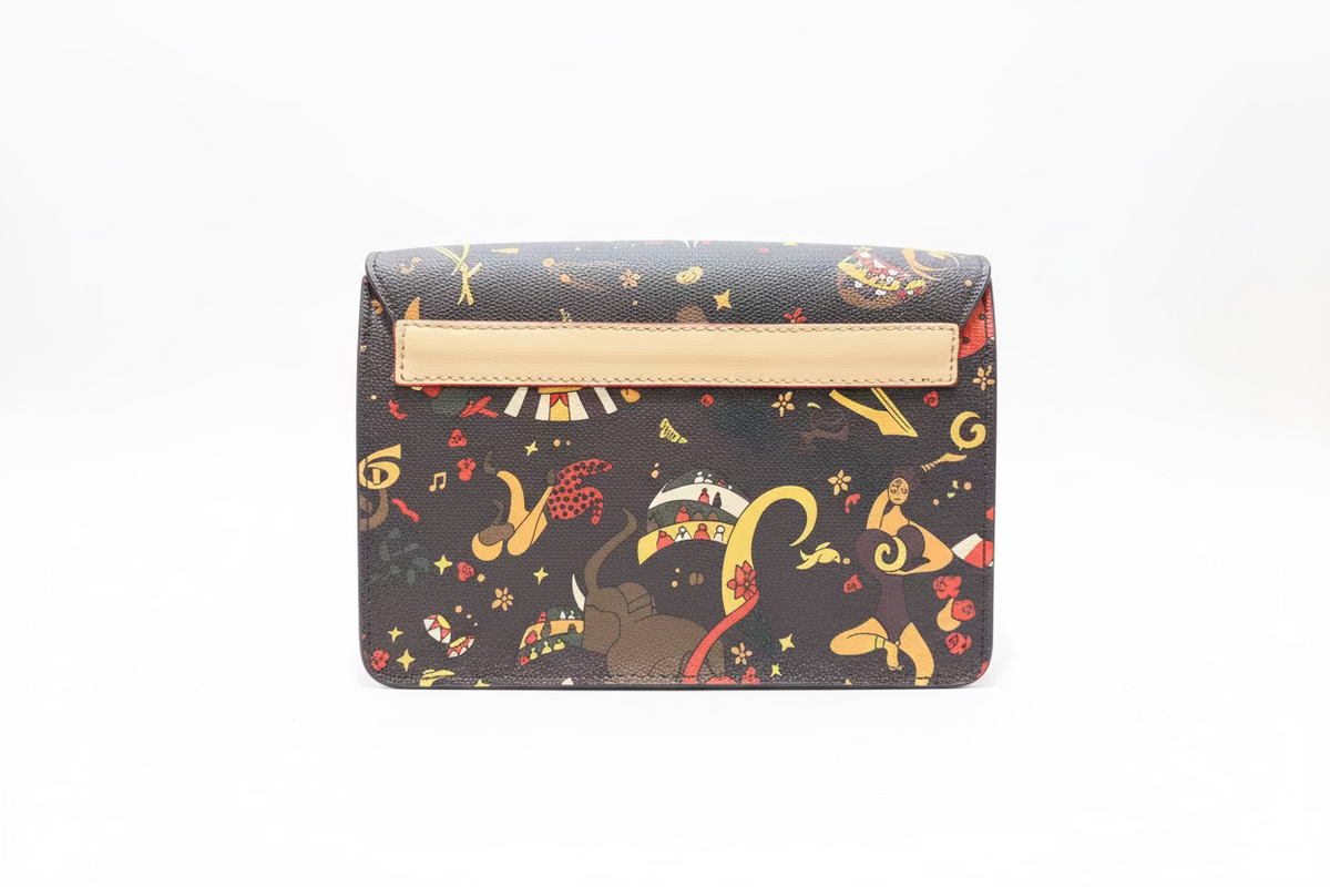 Peiro Guidi Magic Circus Dark brown/Multi Handbag – The Shoe Muse