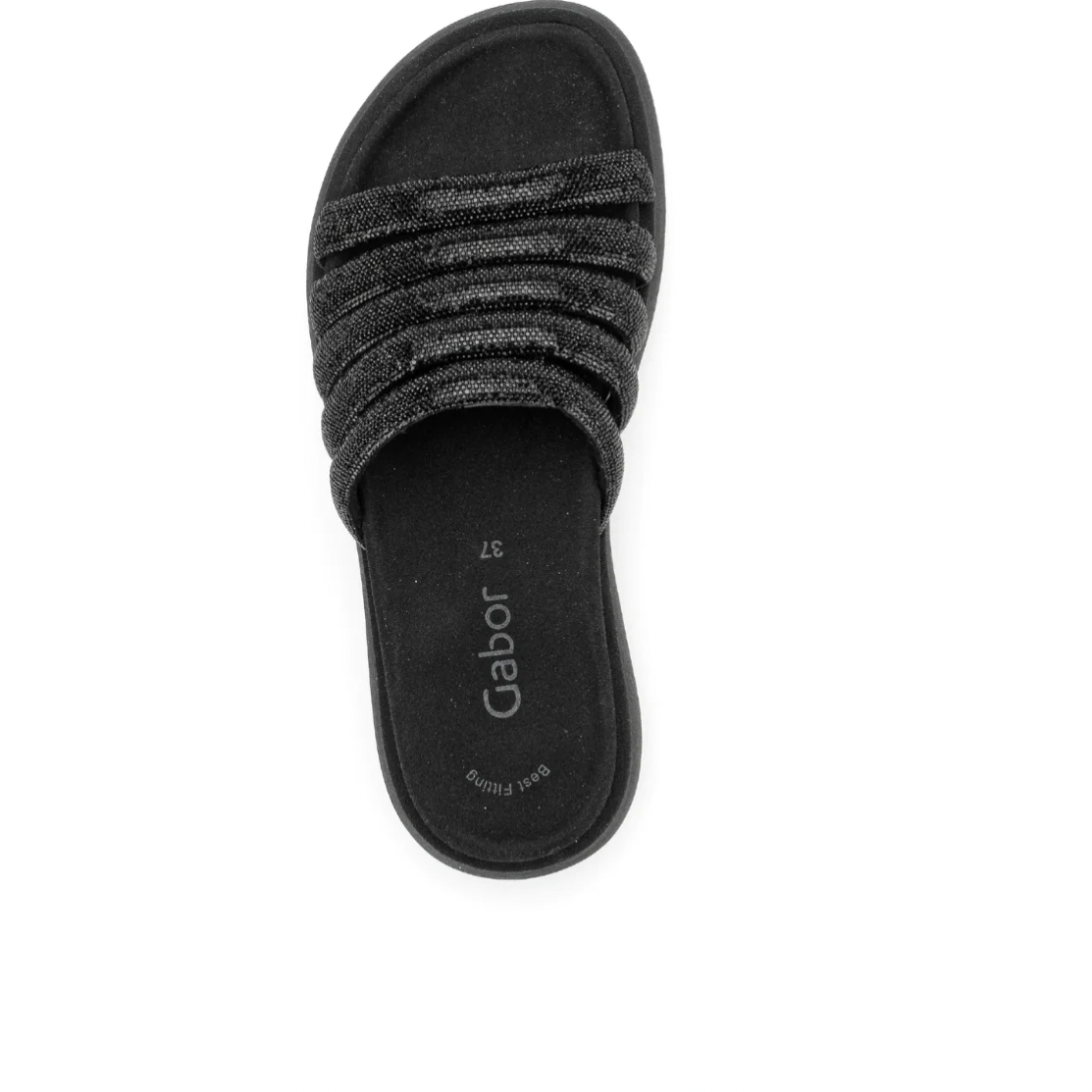 gabor black sandals