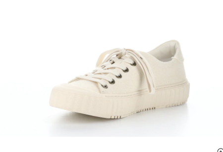 Cream shop canvas sneakers