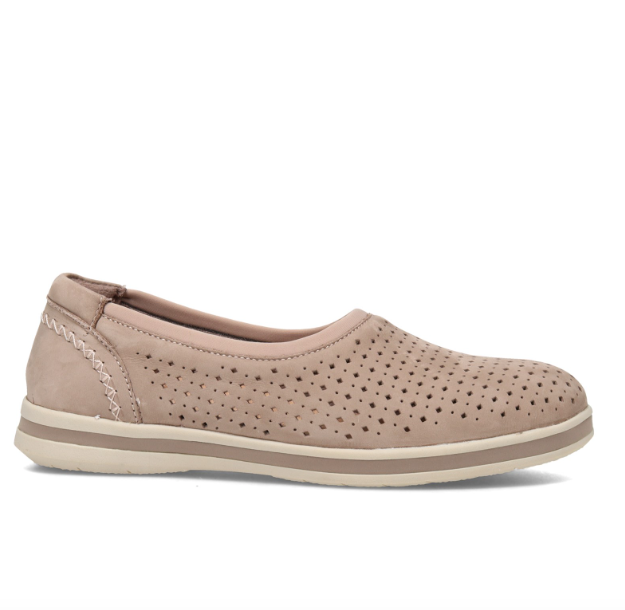 Earth Origins Batina Beige slip on shoe The Shoe Muse