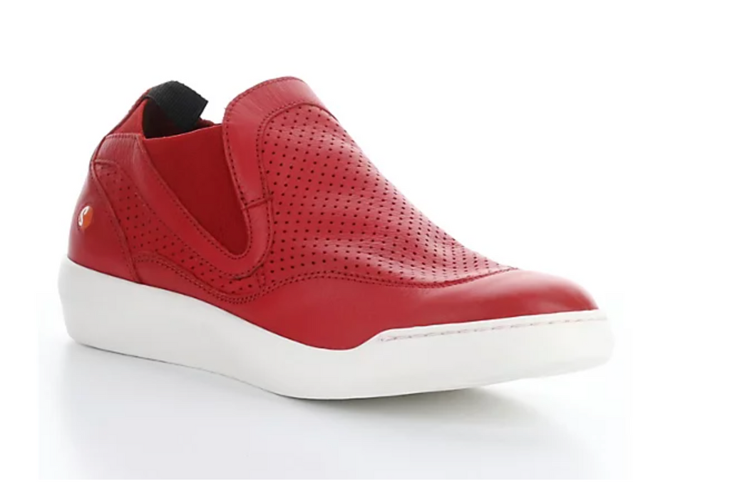 Softinos "Bray" Red - Slip-on Sneaker