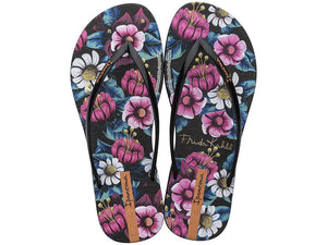 Ipanema "Frida Khalo" Black/Multi - Thong Sandal