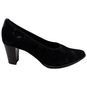 Geo Reino "Alvino" Black Velvet - Pump
