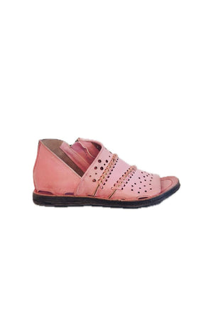 AS98 A16047-101 Pink Shock zip sandal
