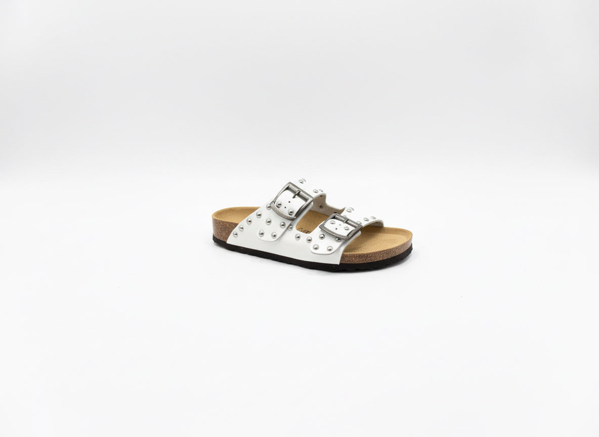 Bos & Co - Perrin white sandal