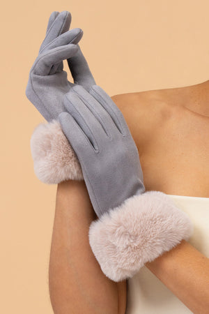 Powder UK "Bettina" in Mist/Vanilla - Gloves