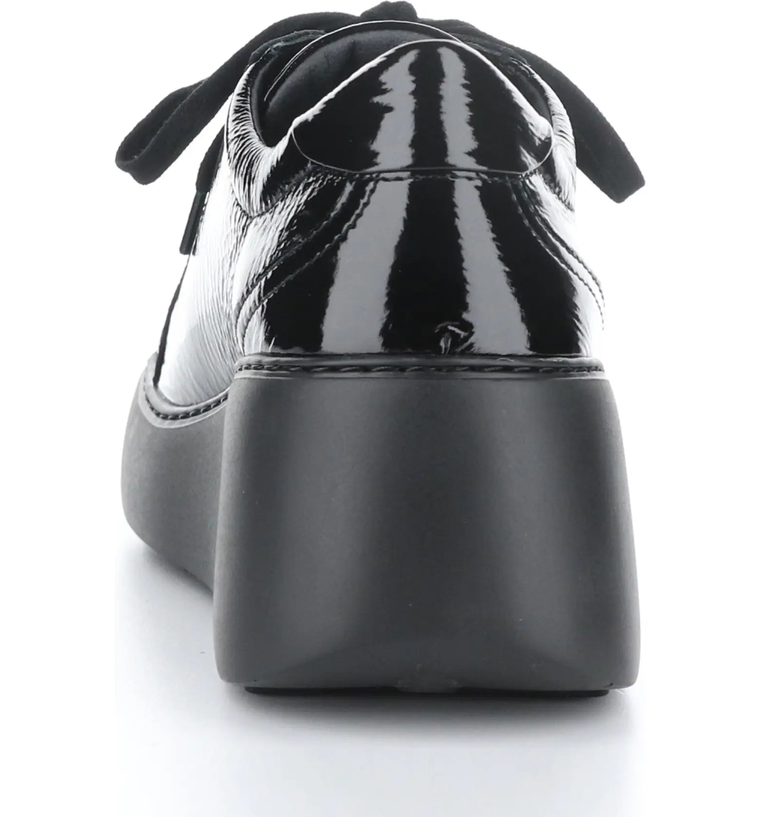 Fly London "Dile" Black Patent - Wedge Sneaker