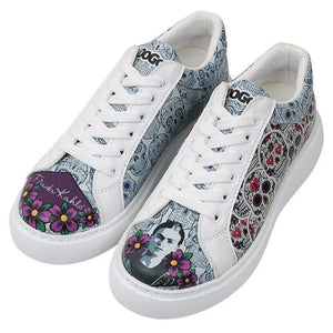 DoGo "Myra - Frida Khalo" White/Multicolour - Sneaker
