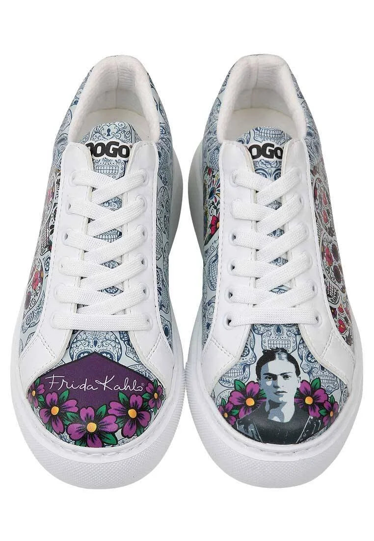 DoGo "Myra - Frida Khalo" White/Multicolour - Sneaker