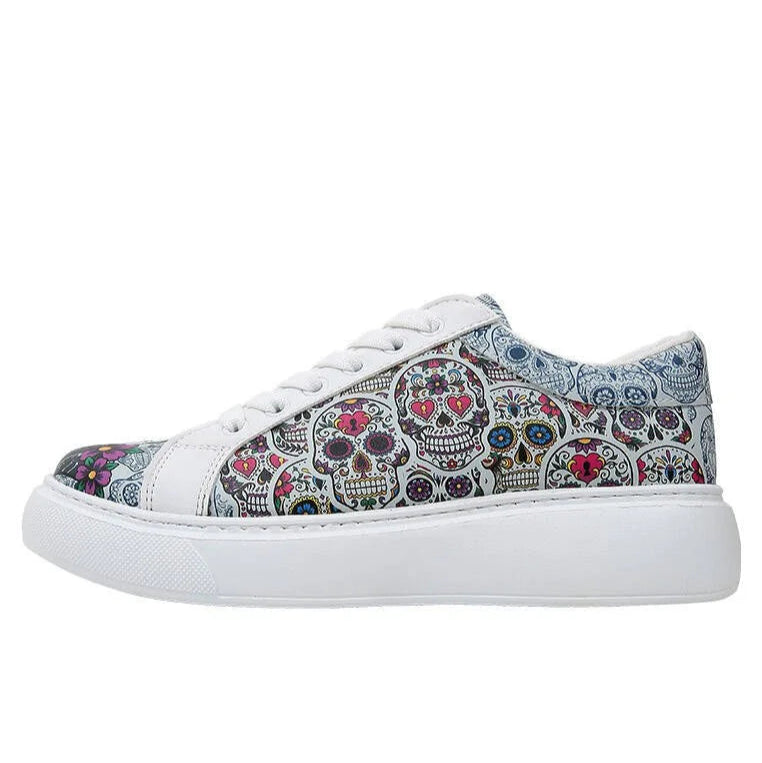 DoGo "Myra - Frida Khalo" White/Multicolour - Sneaker