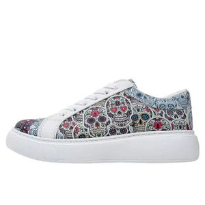 DoGo "Myra - Frida Khalo" White/Multicolour - Sneaker