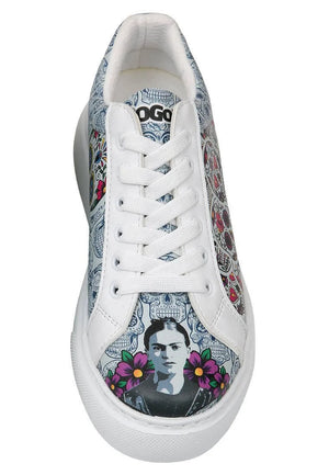 DoGo "Myra - Frida Khalo" White/Multicolour - Sneaker