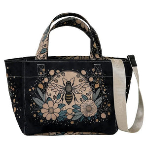 DoGo "Queen Bee" Black - Medium Tote Bag