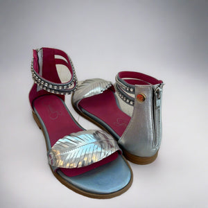 Chanii B "Izzy" Blue/silver metallic - Sandal