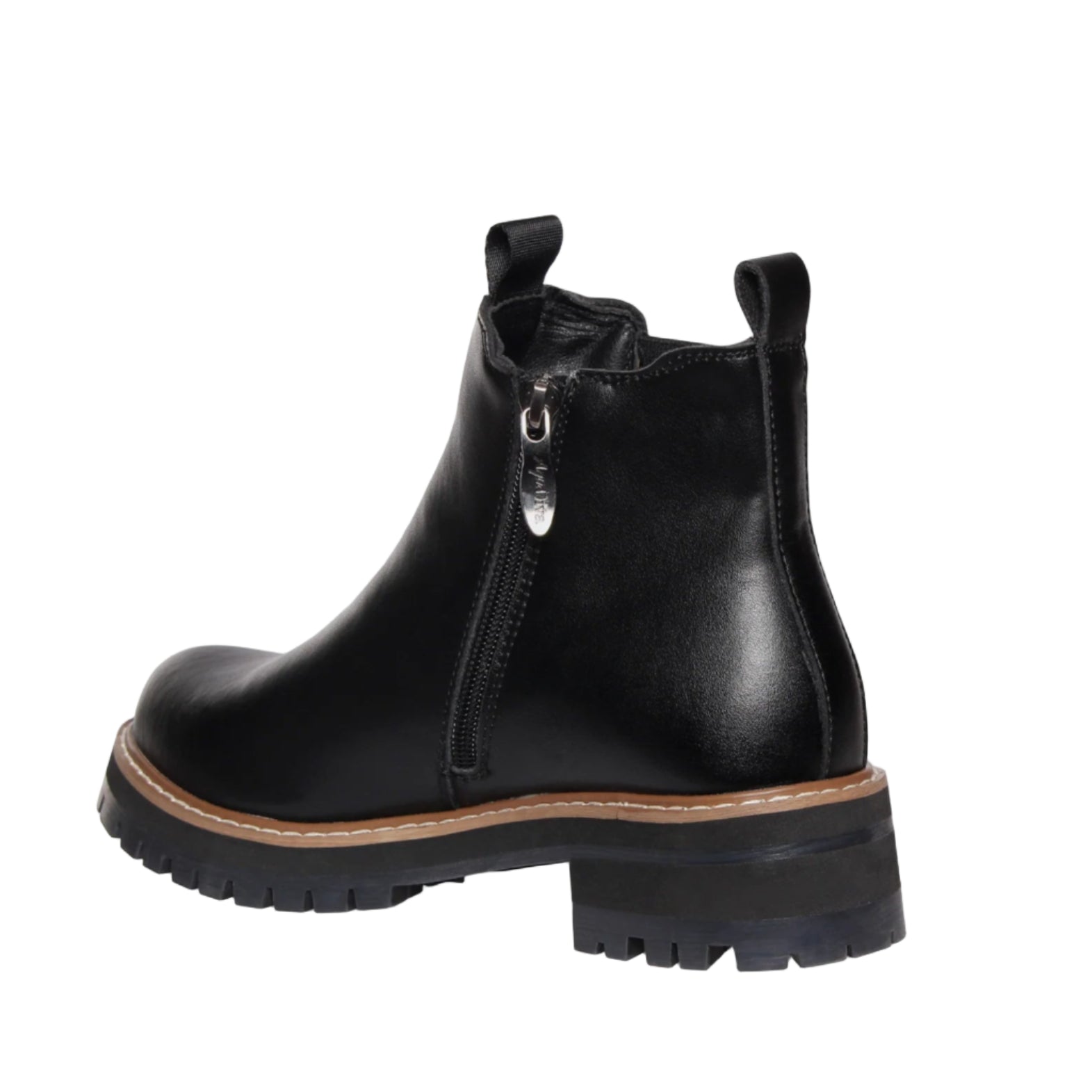 AquaDiva "AD1510" Black - Waterproof Chelsea Boot