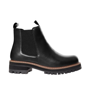AquaDiva "AD1510" Black - Waterproof Chelsea Boot