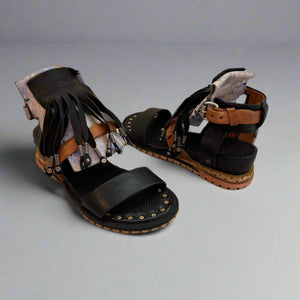 AS98 “904003” Black Sandal