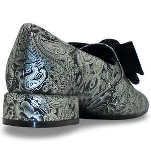 Django & Juliette "Varva" Black/Silver Print - Loafer