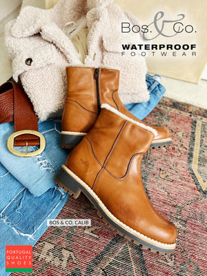 Bos&Co. "Calib" Rich Tan - Wool-Lined Bootie
