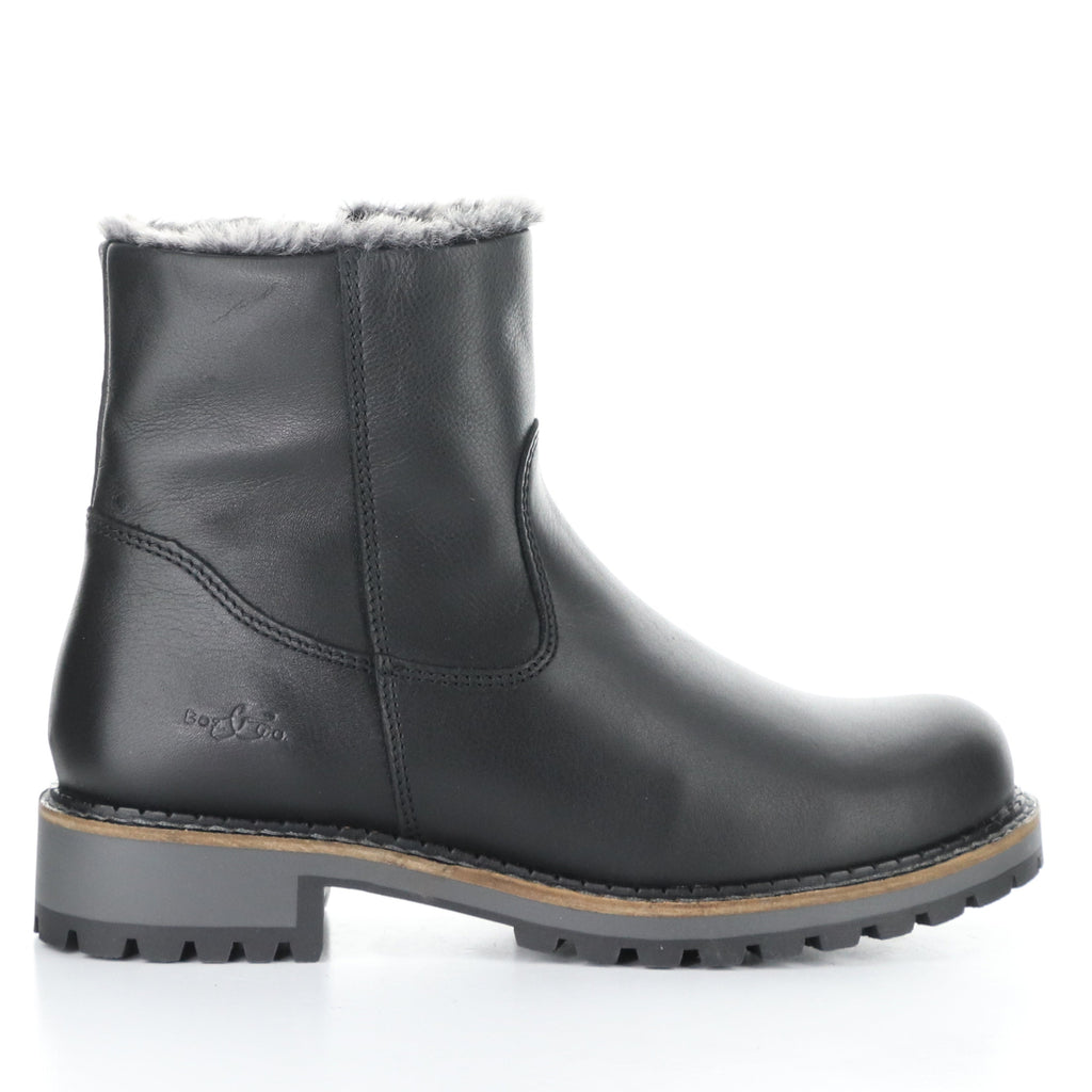 Bos&Co. "Calib" Black - Wool-Lined Bootie
