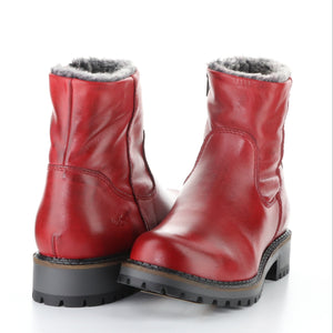Bos&Co. "Calib" Red - Wool-Lined Bootie
