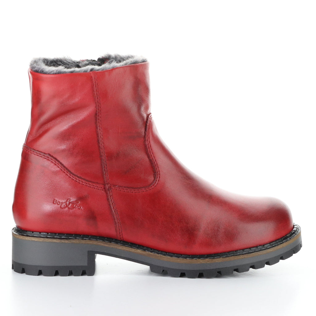 Bos&Co. "Calib" Red - Wool-Lined Bootie