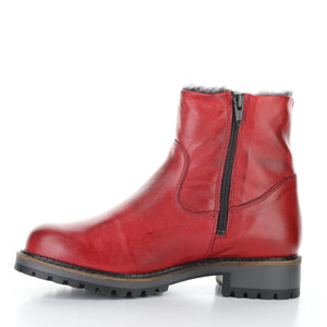 Bos&Co. "Calib" Red - Wool-Lined Bootie