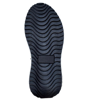 Tyche "Step Forward" Black/White - Platform Sneaker