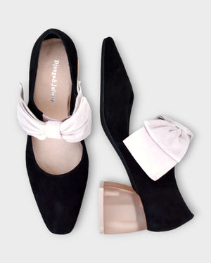 Django & Juliette "Misha" Black/White - Heel