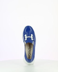 Wonders E-6723 electric blue loafer