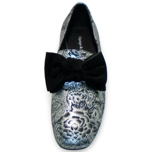 Django & Juliette "Varva" Black/Silver Print - Loafer