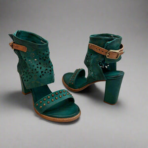 AS98 “589008” Green Sandals