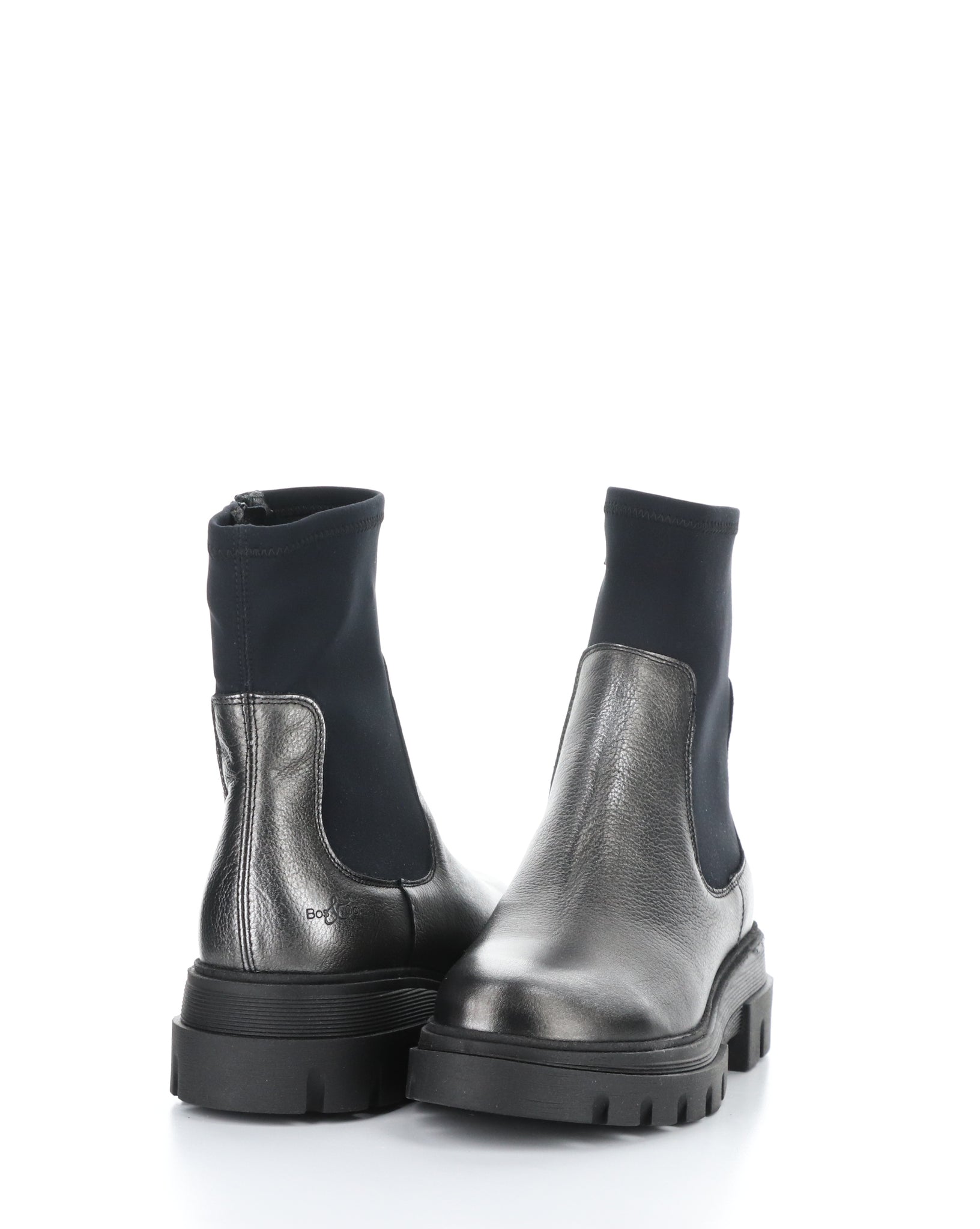 Bos&Co. "Five" Steel/Black- Ankle Boot