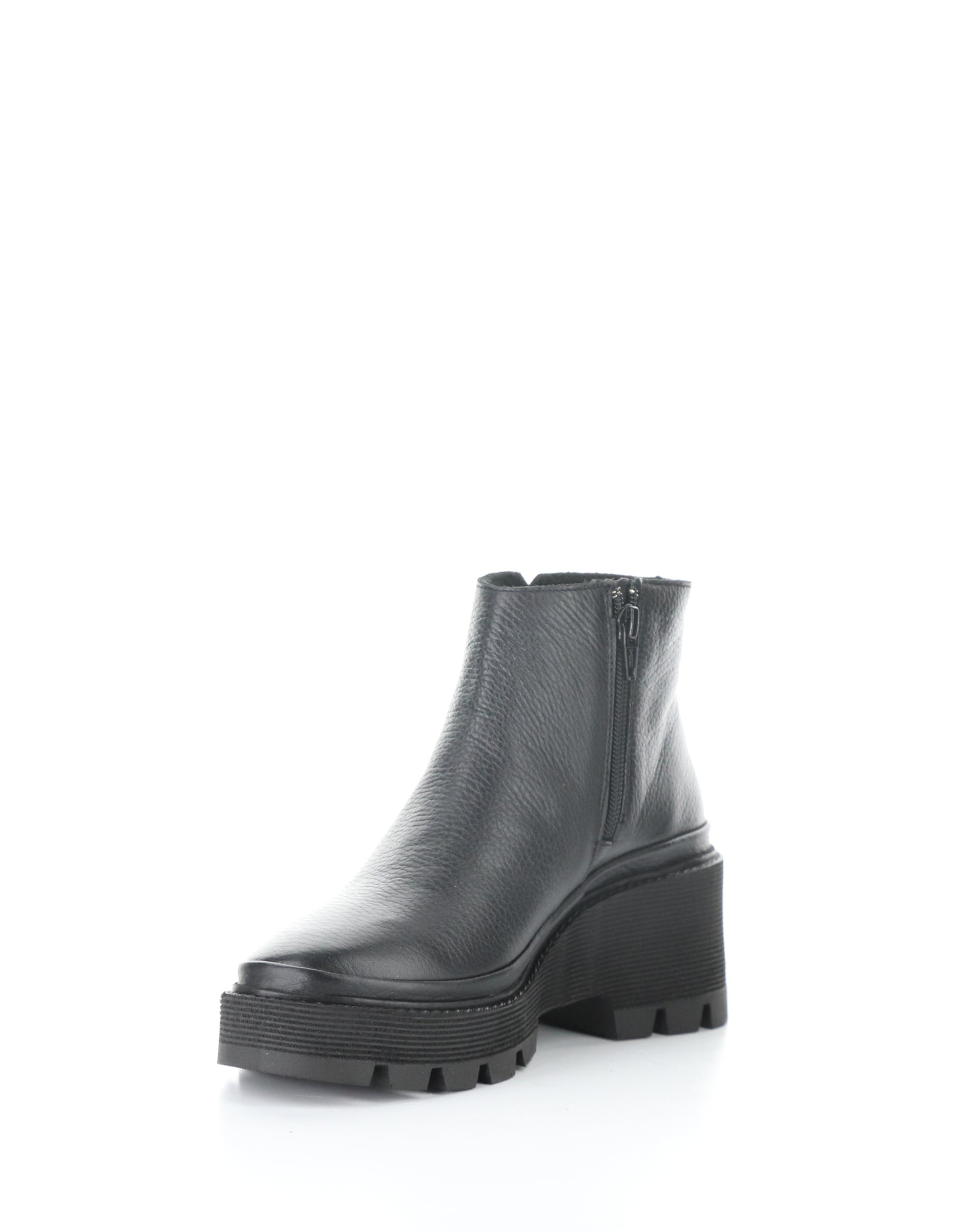 Bos & Co "Gais" Black leather waterproof boot