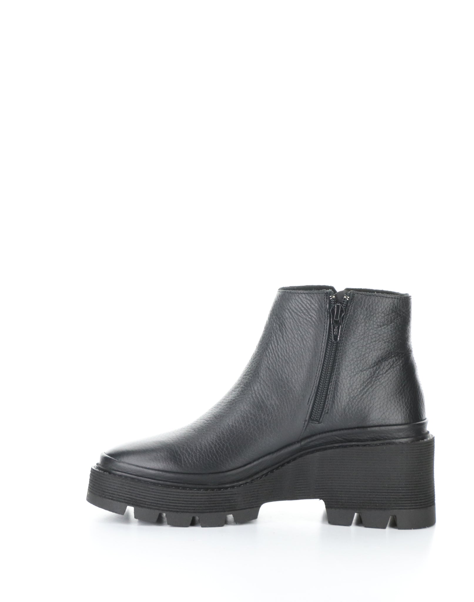 Bos & Co "Gais" Black leather waterproof boot