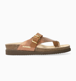 Mephisto "Helen" Camel/Rose Gold - Cork Sandal