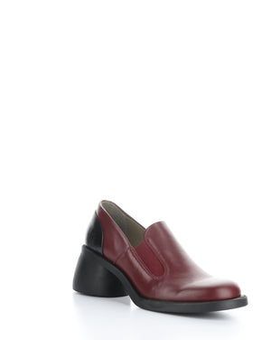 Fly London "Huch" Wine/Black - Chunky Loafer