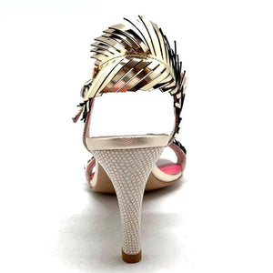 Chanii B "Fifi" Gold Mirror - High Heel Sandal