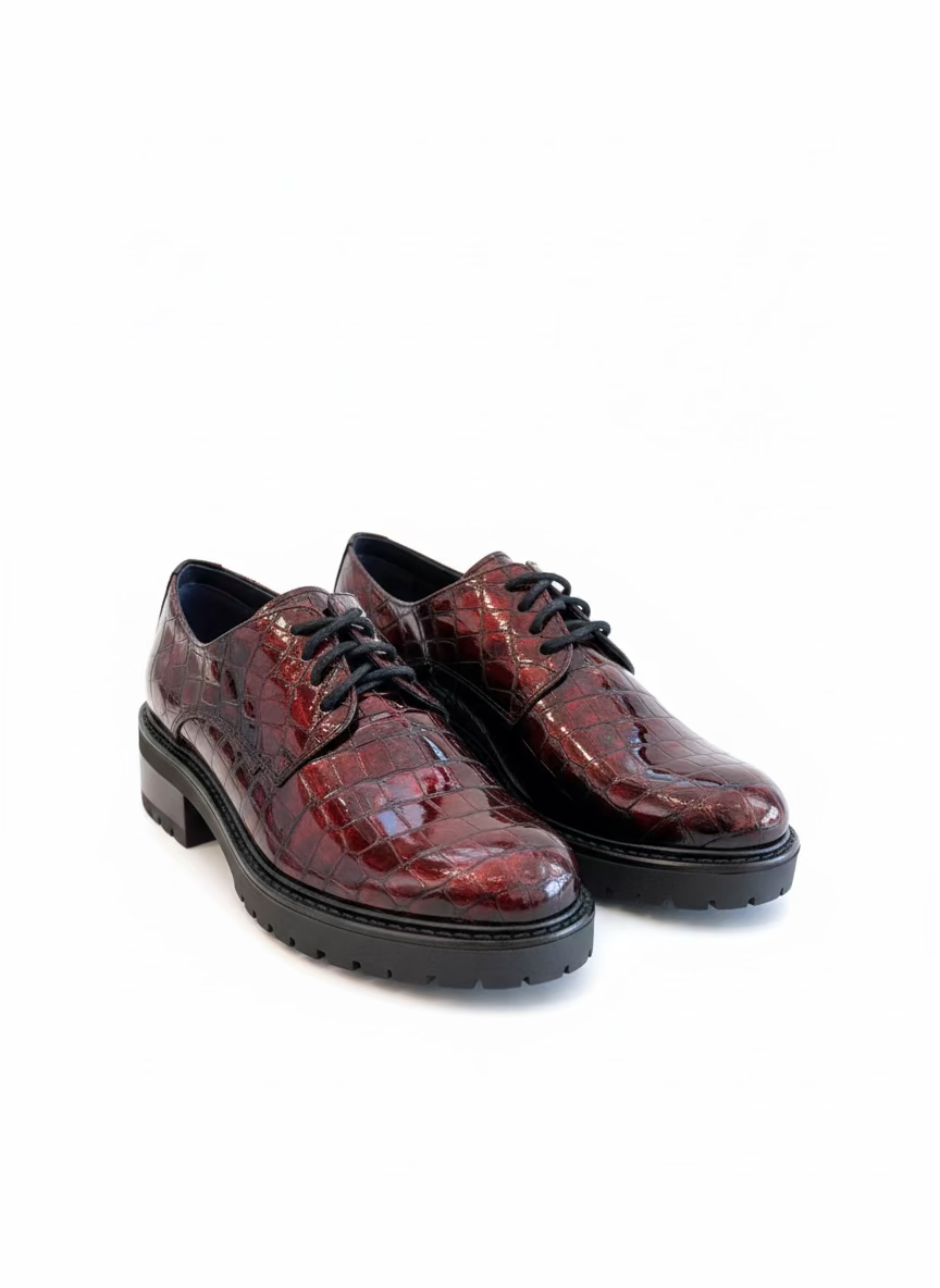 Dorking "D9577" Red lace up loafer