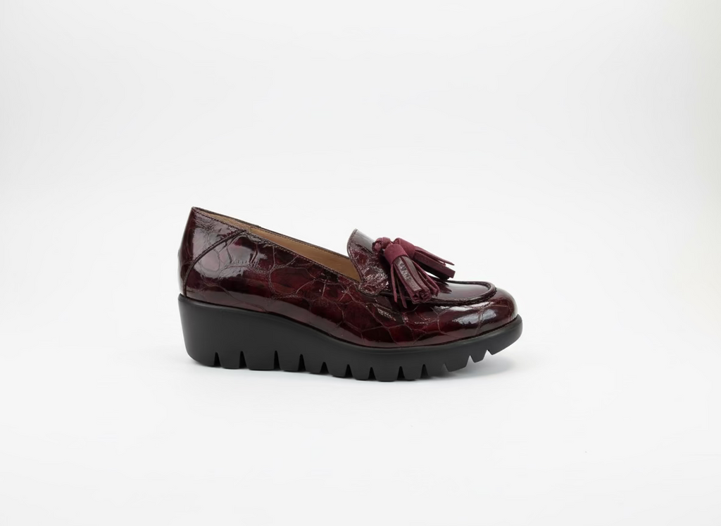 Wonders C-33320 Bordeaux slip on loafer