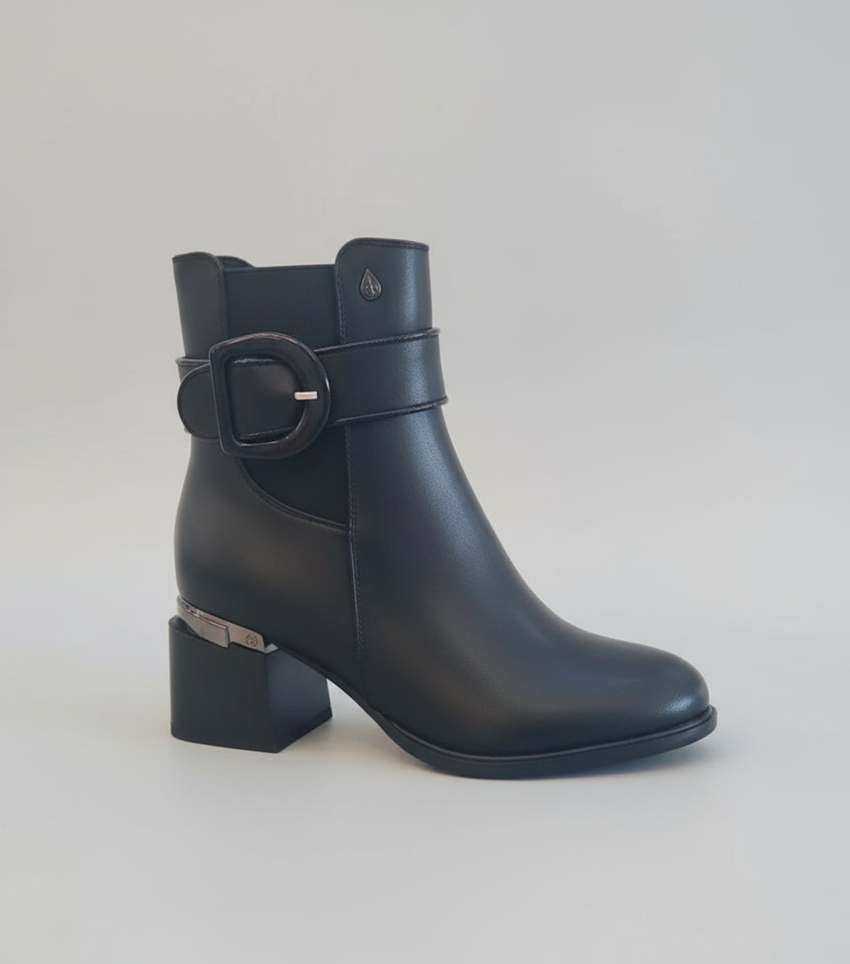 Aqua Flex "Mara" short waterproof boot Black