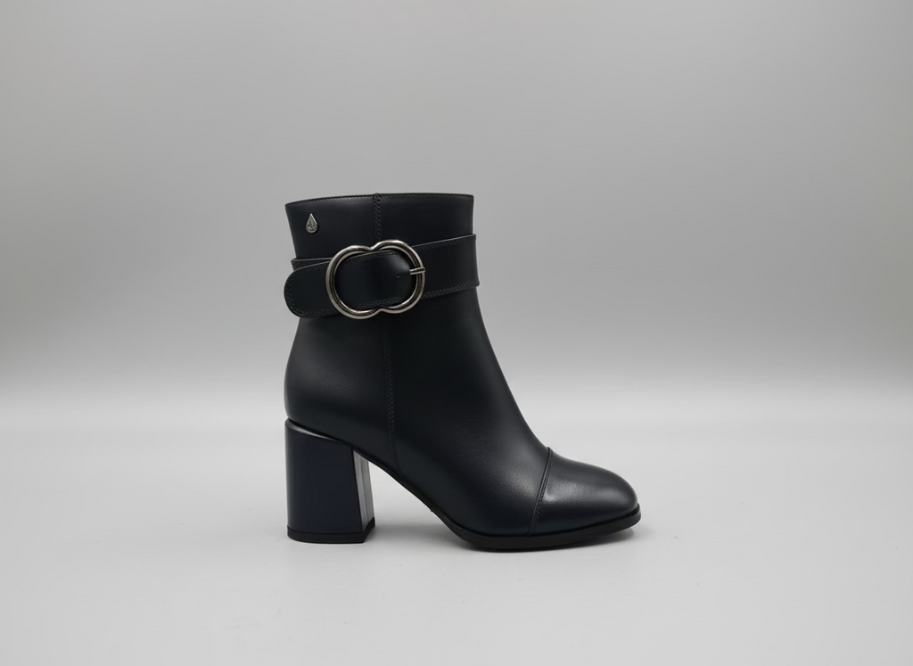 Aqua Flex "Delta" Navy waterproof dress boot