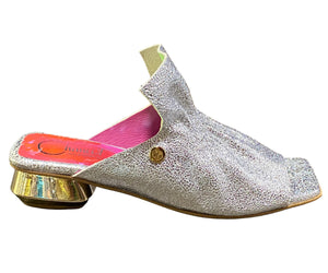 Chanii B "Fizzy" Silver Metallic - Slide