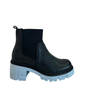 Bos & Co "Bianc" Black/blue waterproof boot