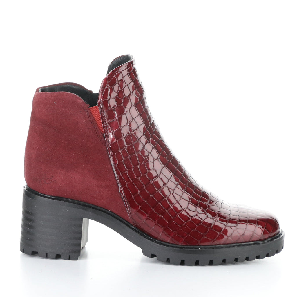 Bos&Co. "Inara" Red Croco - Waterproof Bootie