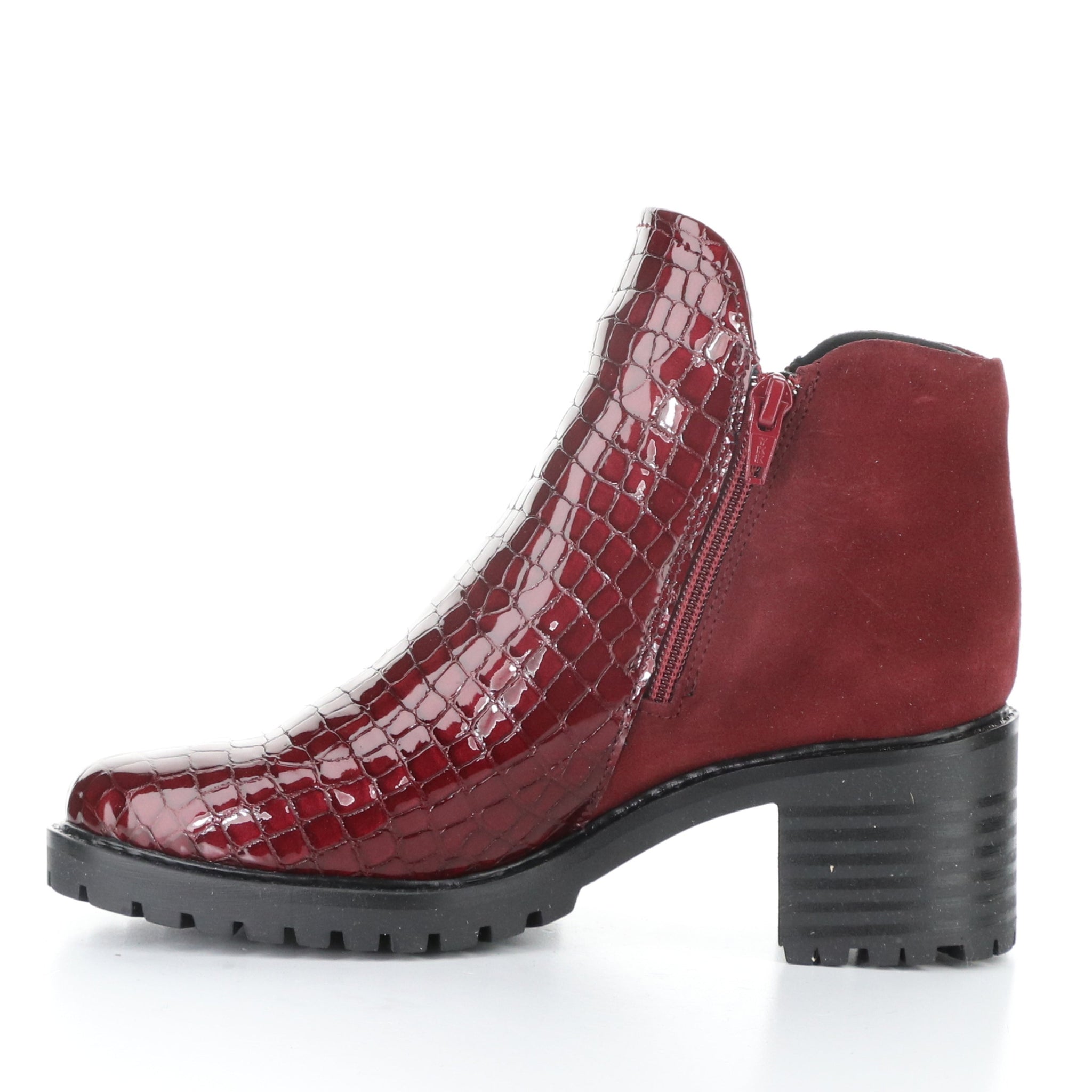 Bos&Co. "Inara" Red Croco - Waterproof Bootie