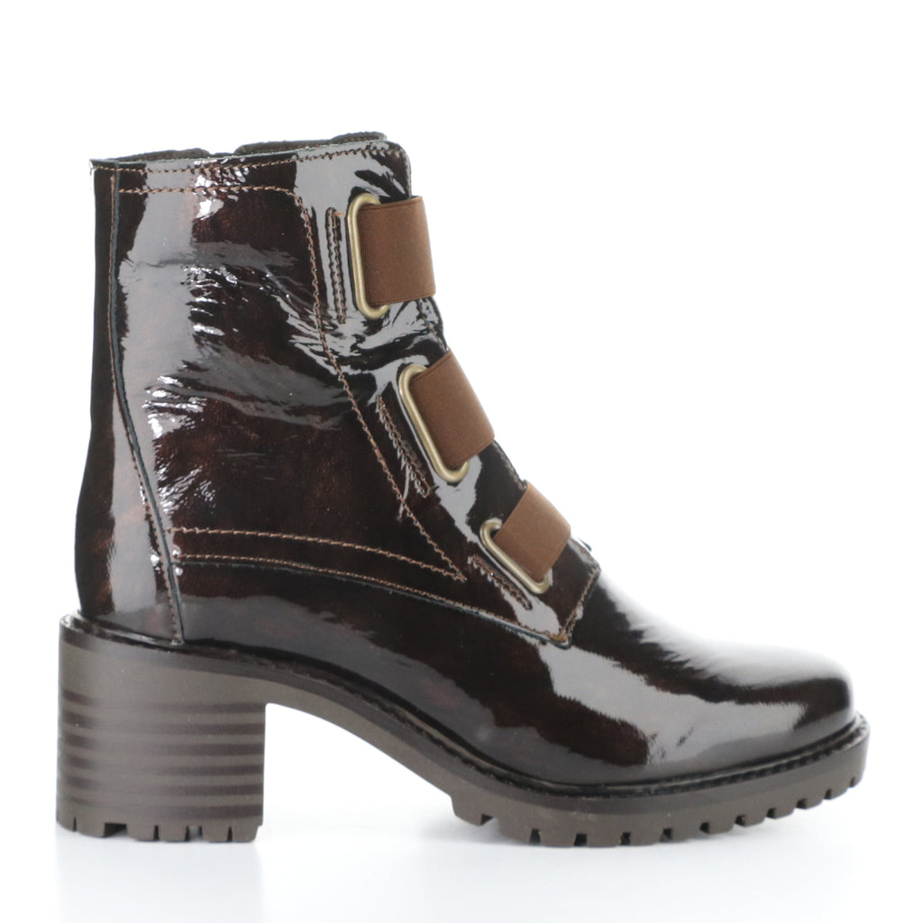 Bos&Co. "Indie" Brown Mix Patent - Waterproof Boot