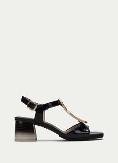 Hispanitas HV232811 black patent sandal