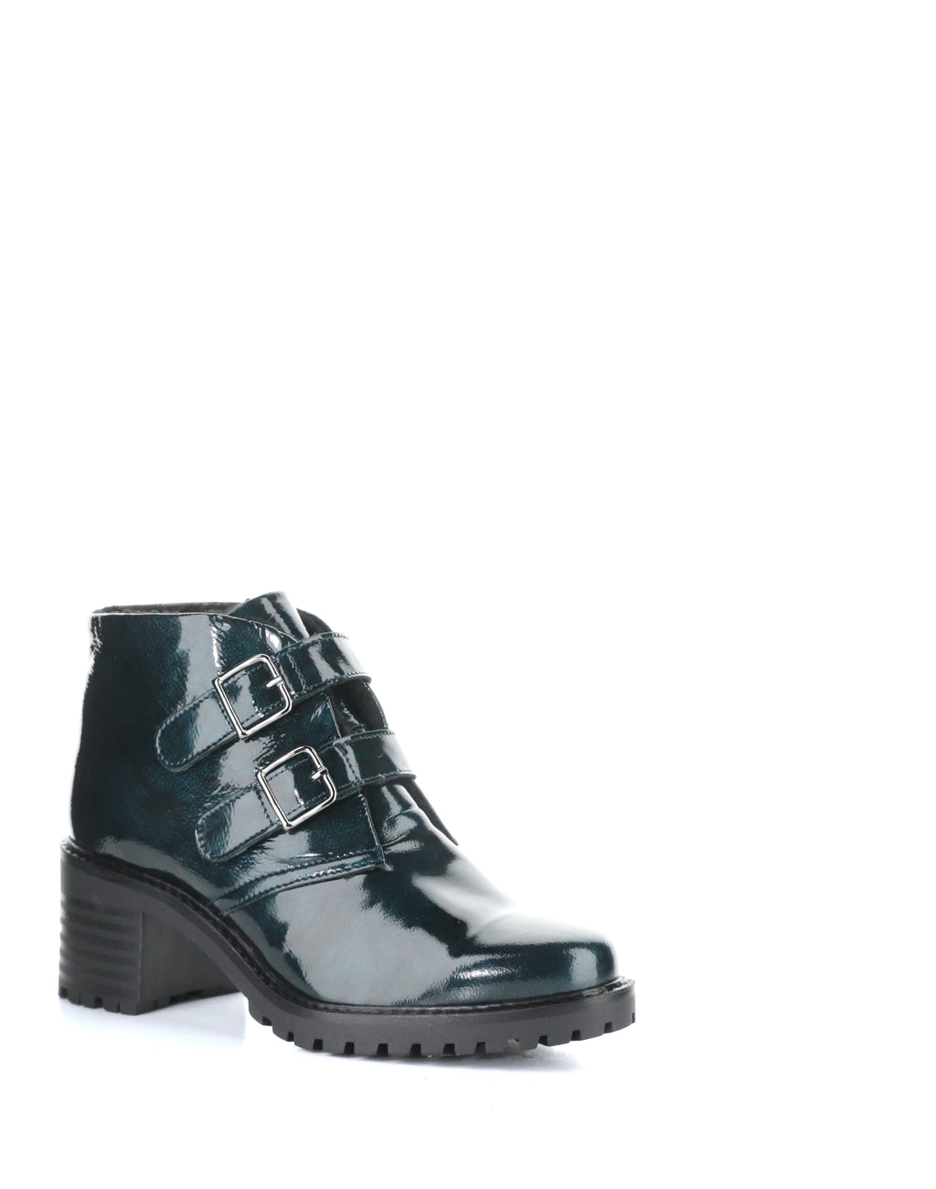 Bos&Co. "Issey" Green Patent - Waterproof Bootie